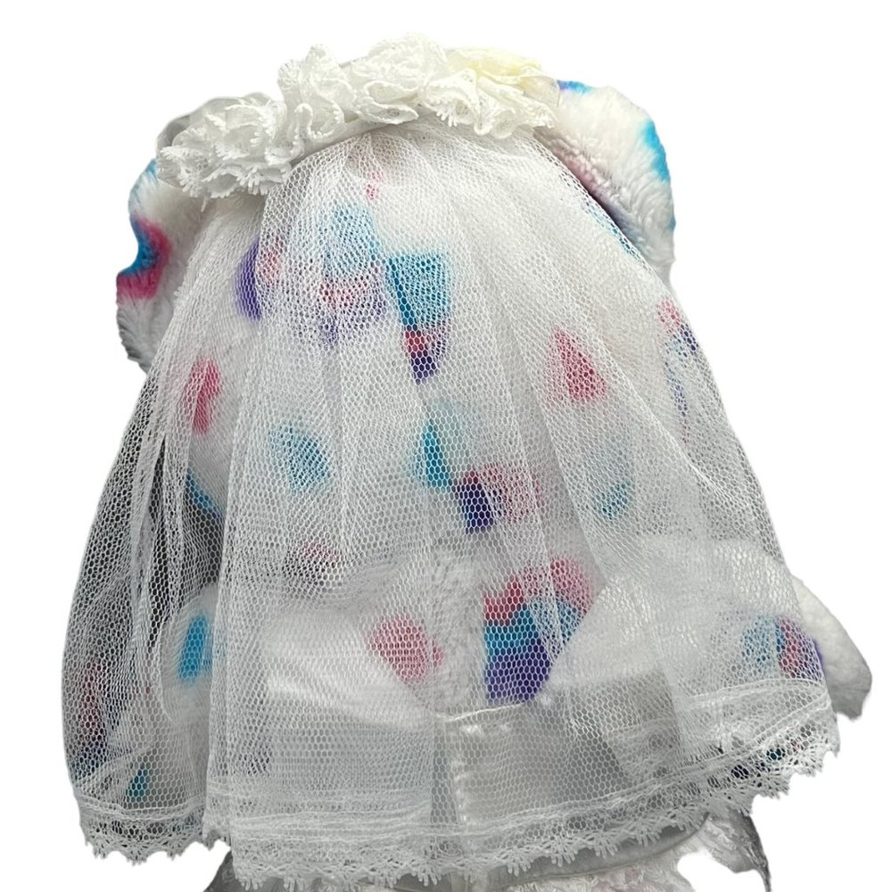 Build A Bear Bride and Groom Workshop Outfit Veil Black Shoes Plush Dress Up - Picture 12 of 16